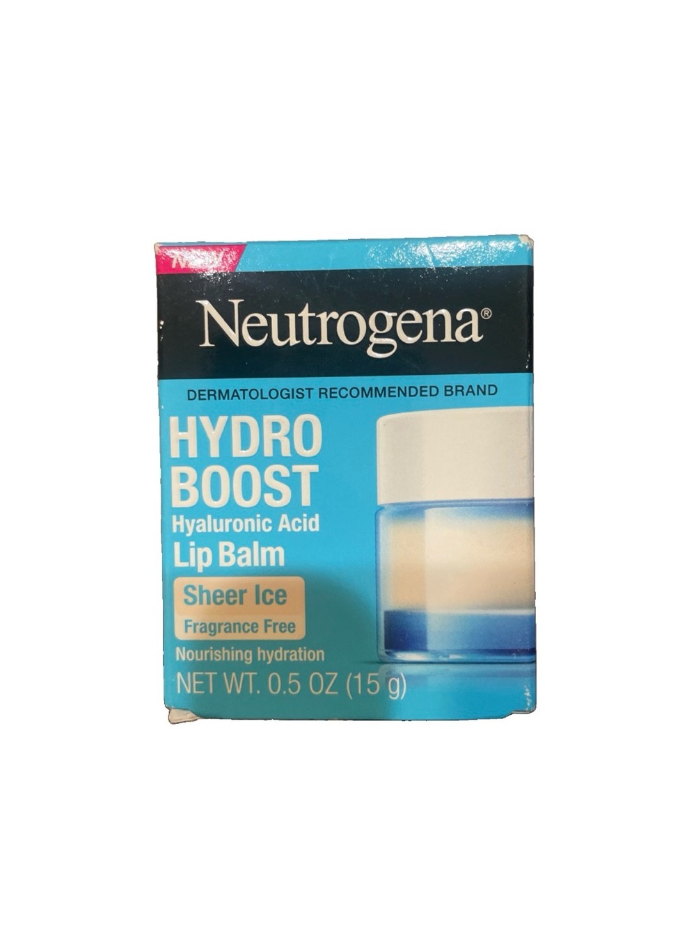 Neutrogena Hydro Boost Hyaluronic Acid Lip Balm - Blue & White